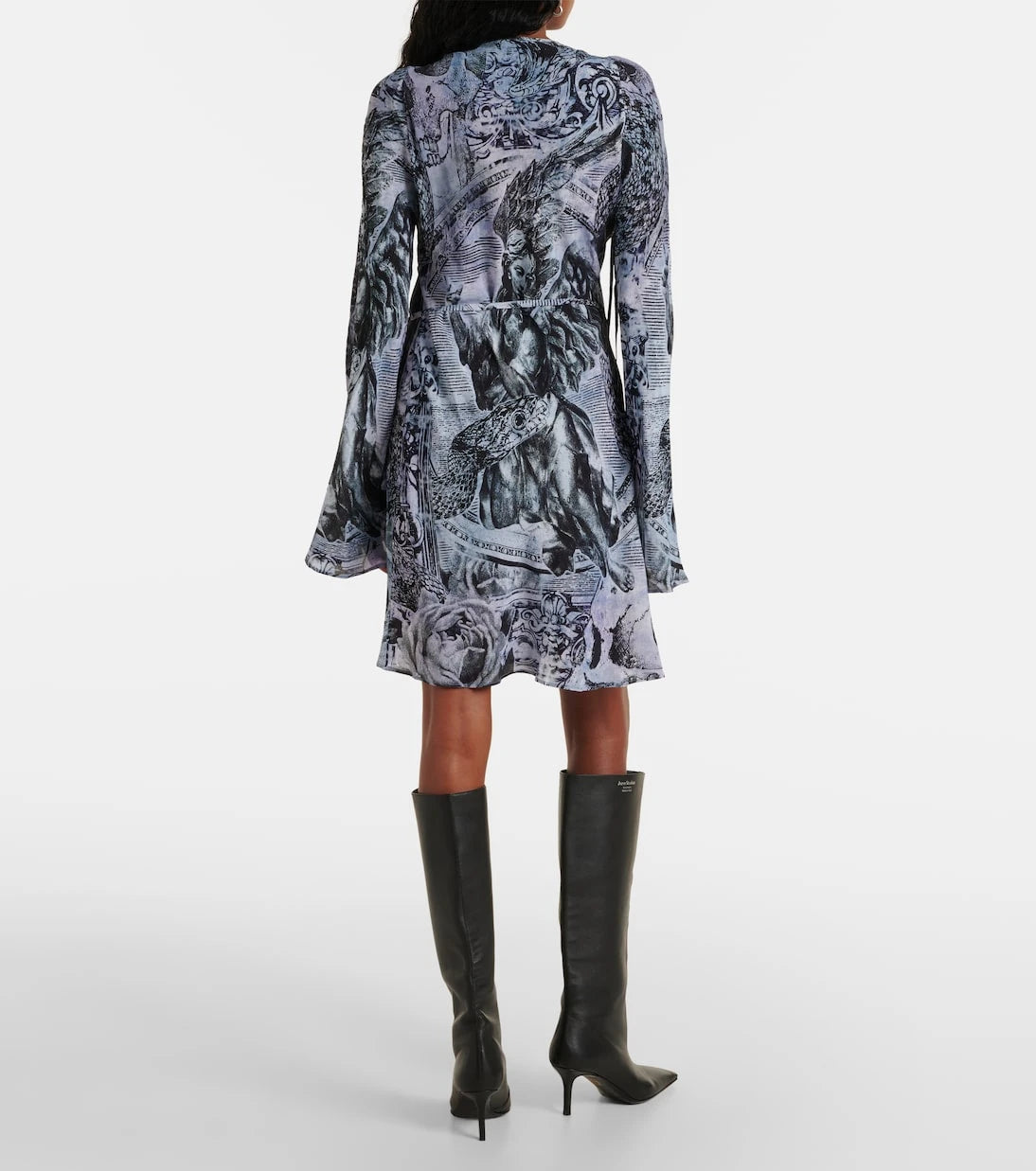 Acne Studios - Printed wrap dress