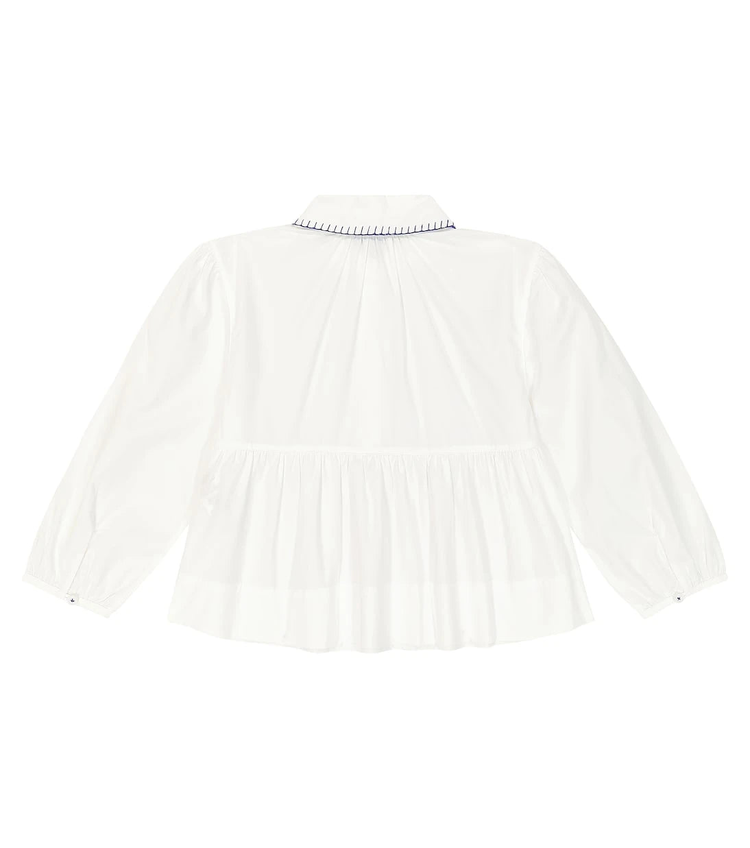 Burberry Kids - Cotton-blend poplin blouse