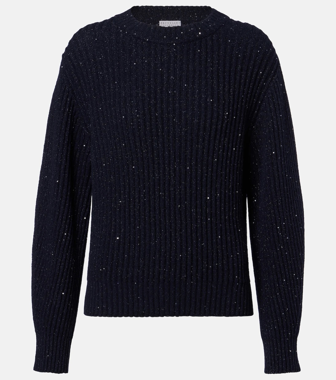 Brunello Cucinelli - Sequined cashmere and wool-blend sweater