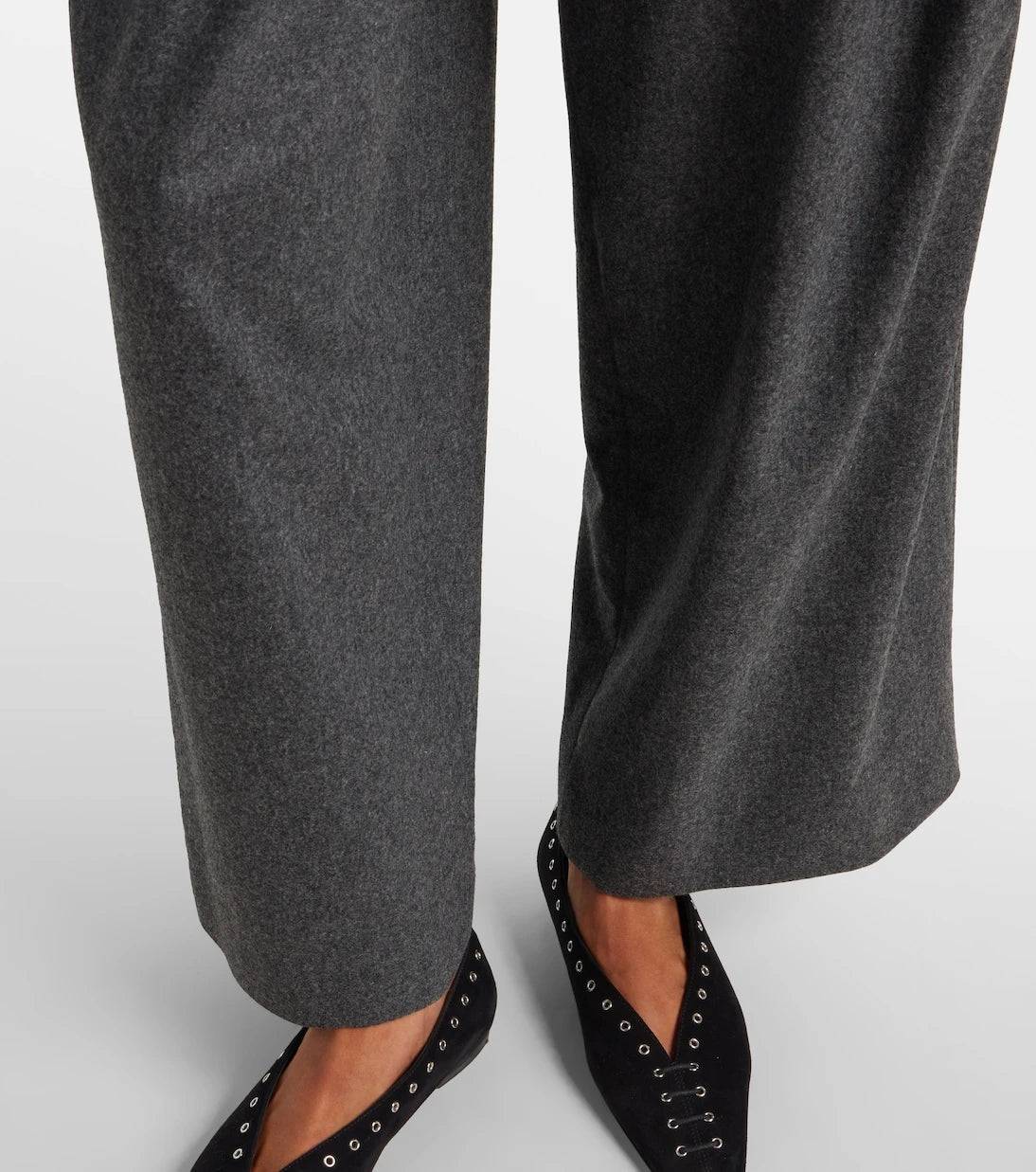 'S Max Mara - High-rise wool straight pants