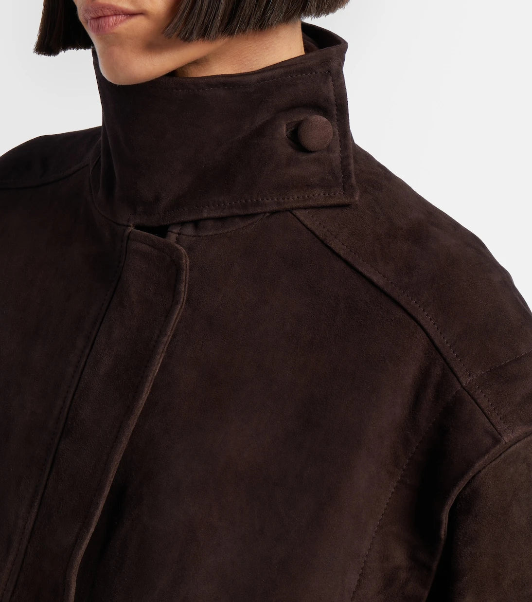 Rotate - Kamala oversized suede jacket