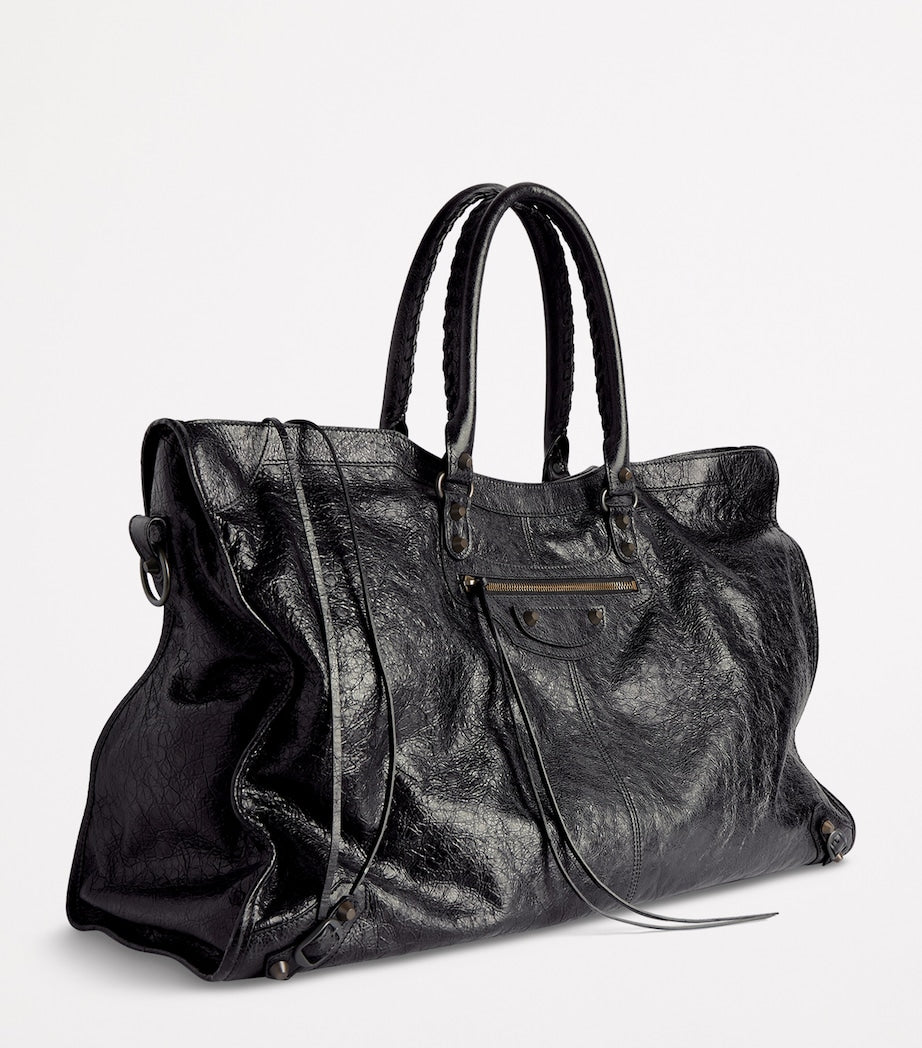 Leather Le City Travel Top-Handle Bag