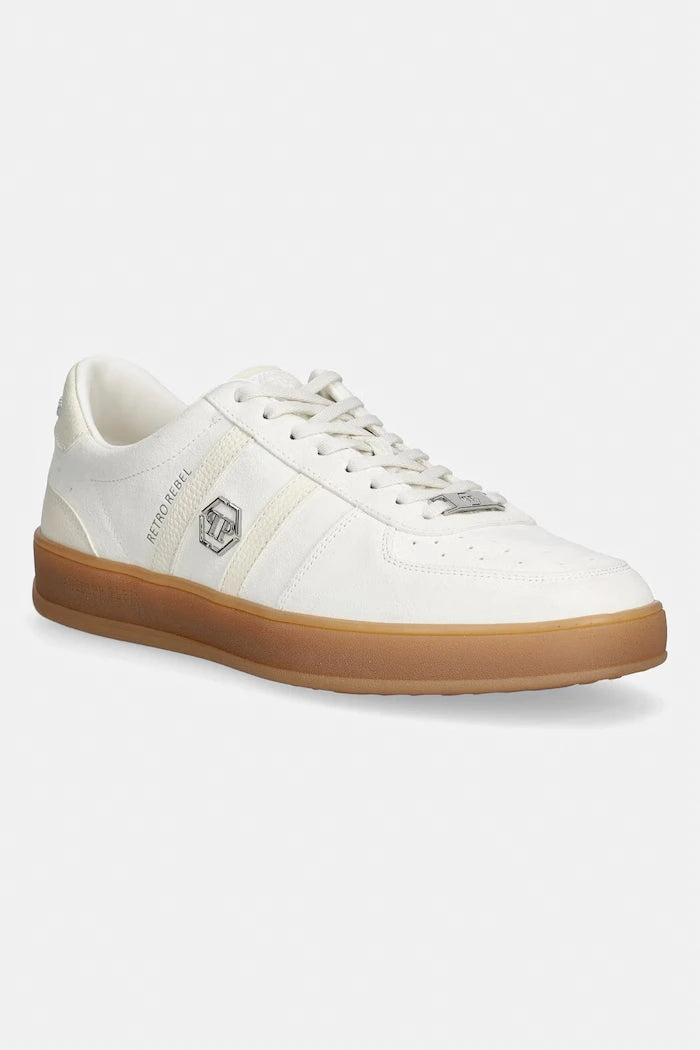 Philipp Plein Lo-Top Sneaker Retro Rebel маратонки мъжки от велур