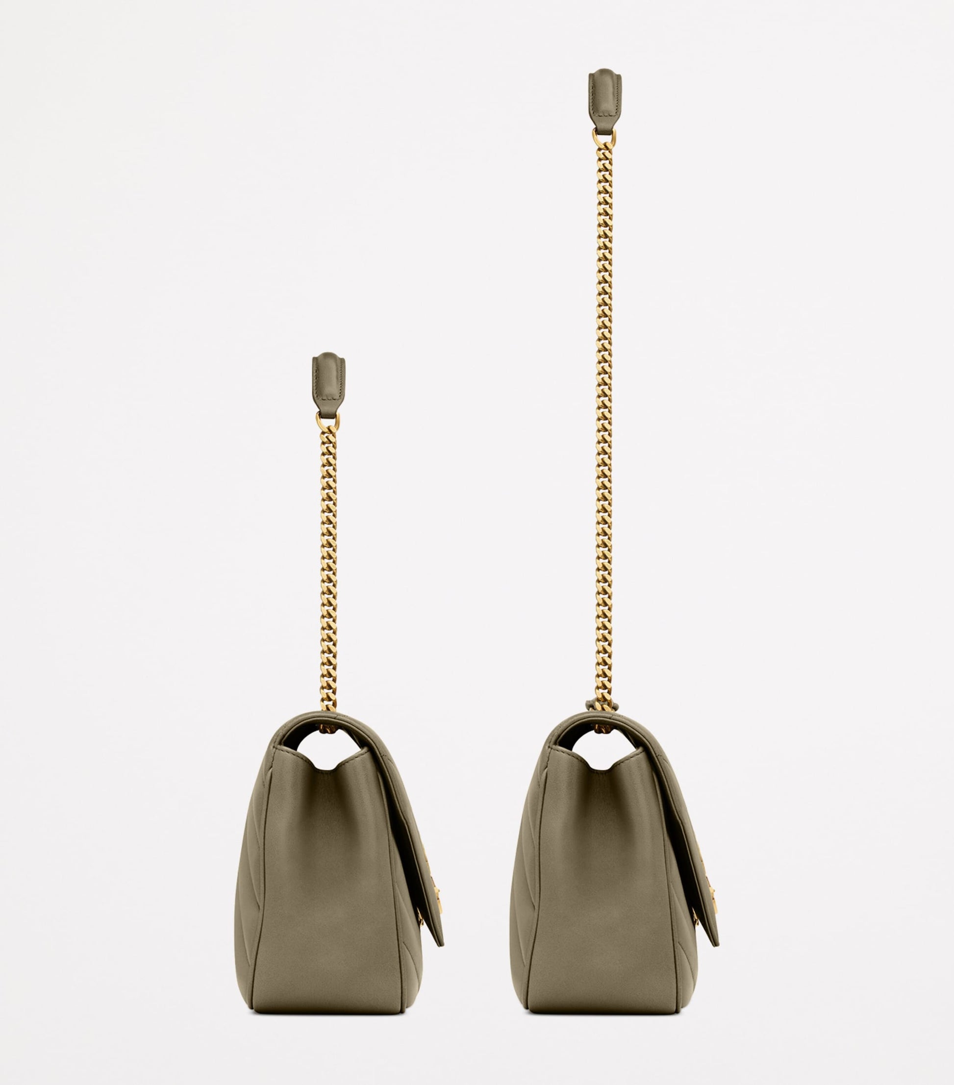 Saint Laurent Green Medium Loulou Shoulder Bag