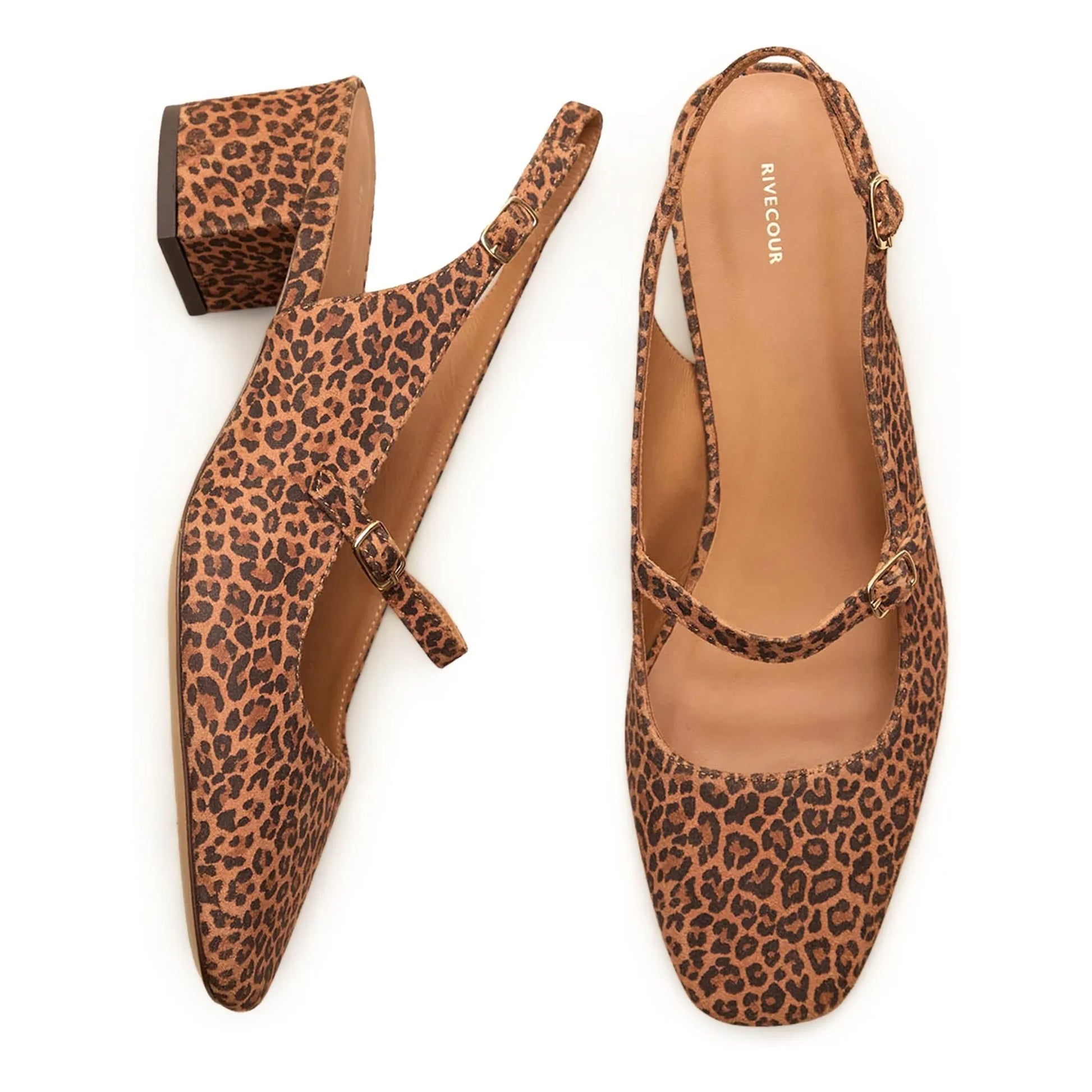 Rivecour - Babies n°424 Printed leather | Leopard