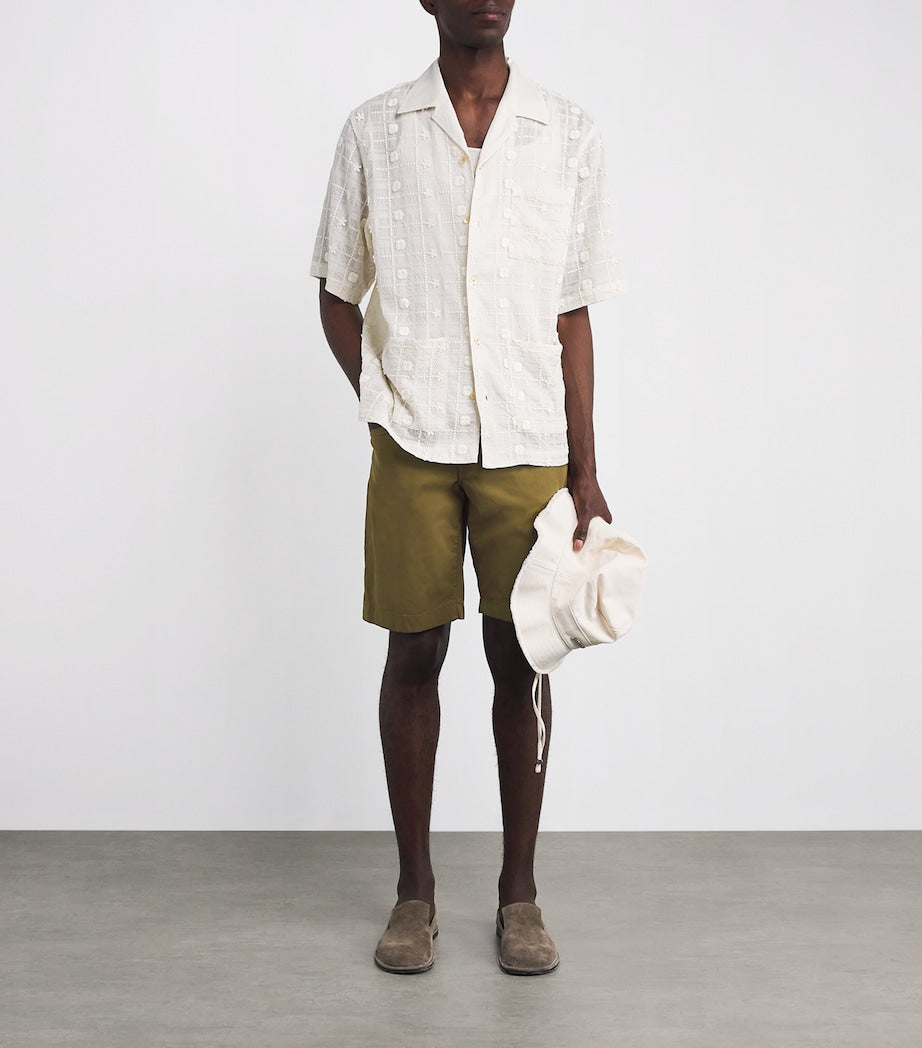 JACOB COHËN Stretch Cotton Nicolas Bermuda Shorts