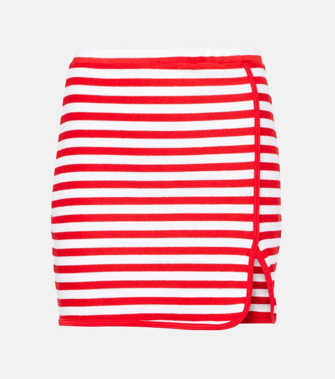 Jade Swim - تنورة قصيرة مخططة من قماش تيري