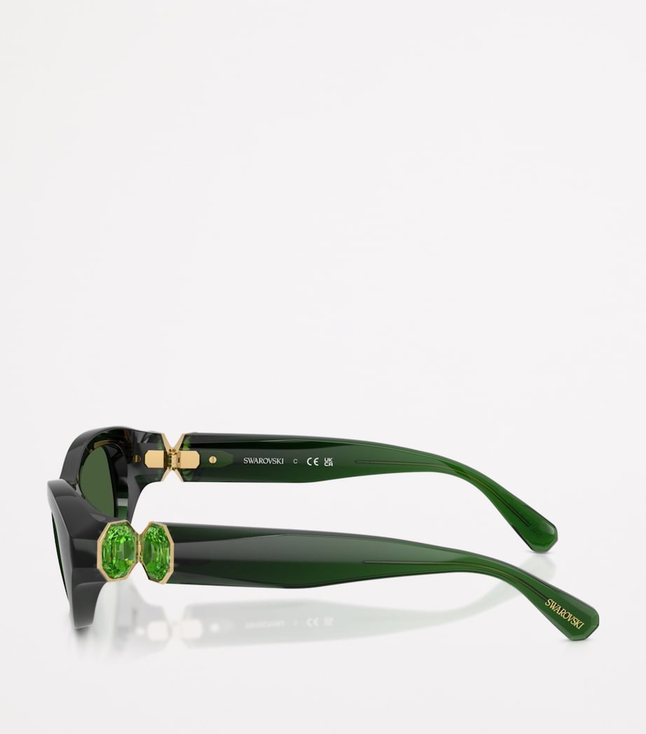 Swarovski Green Propionate SK6036U Sunglasses