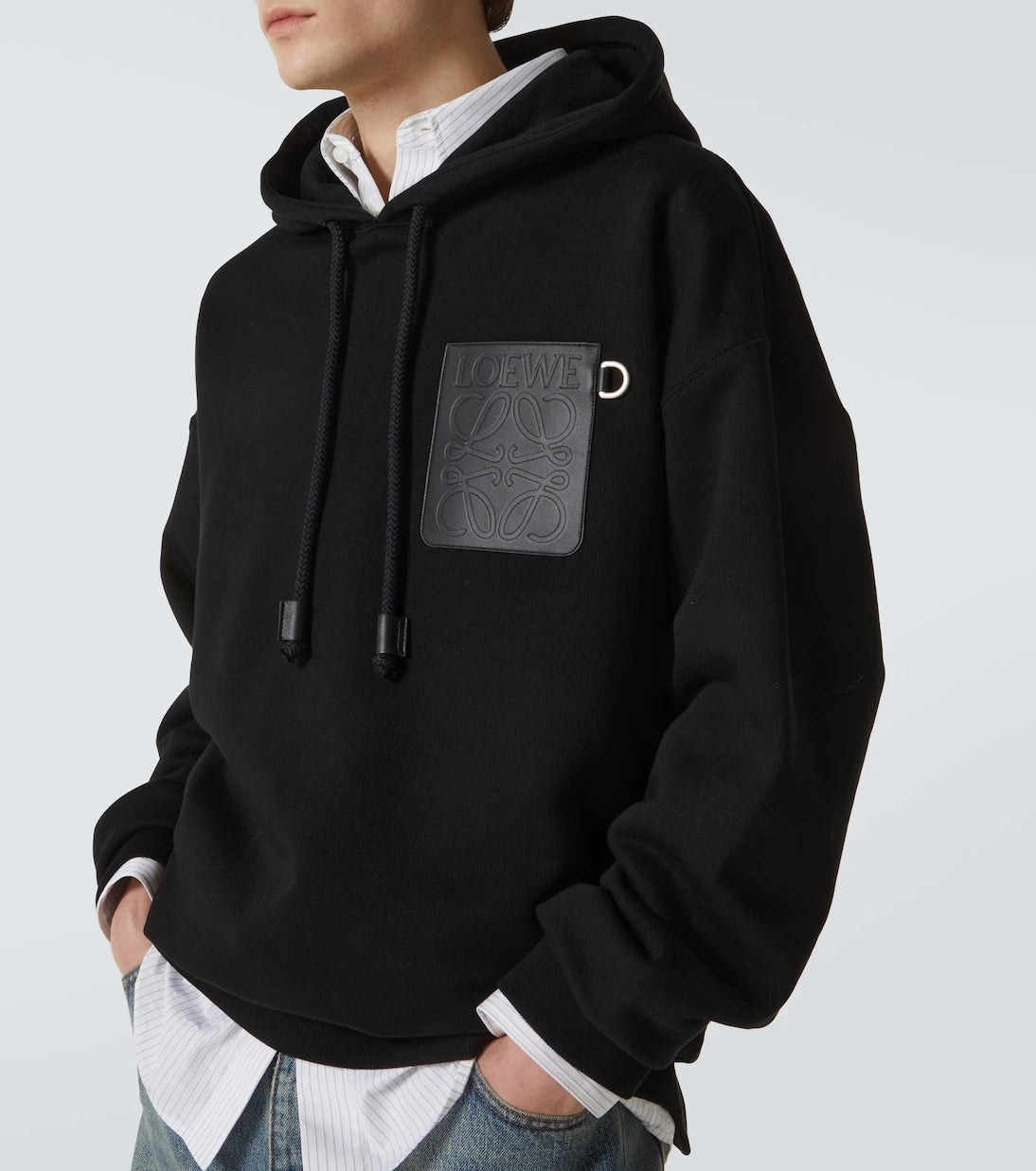 Loewe - Anagram cotton jersey hoodie