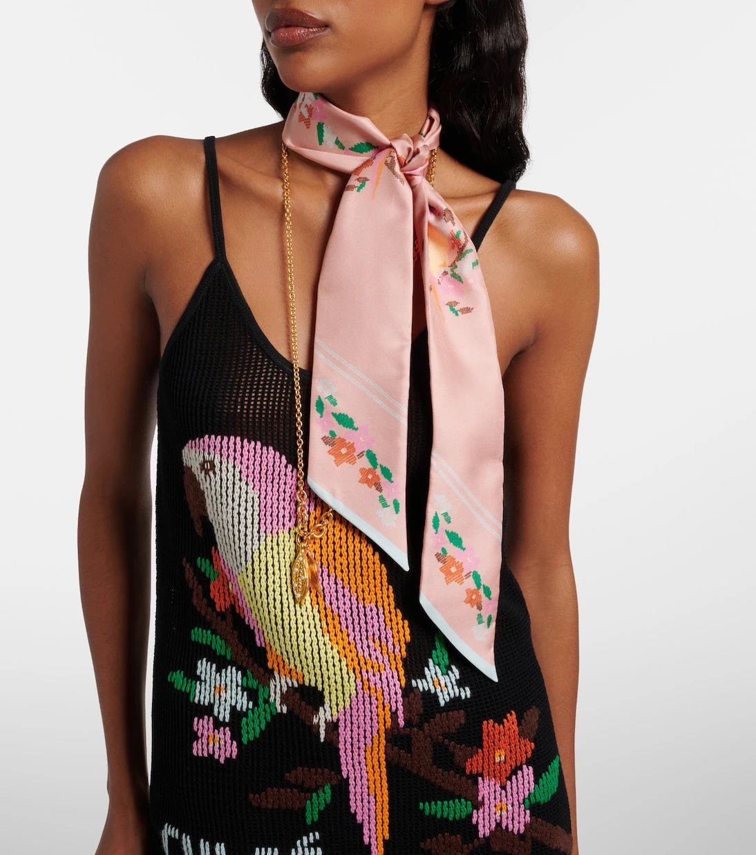 Chloé - Printed silk scarf