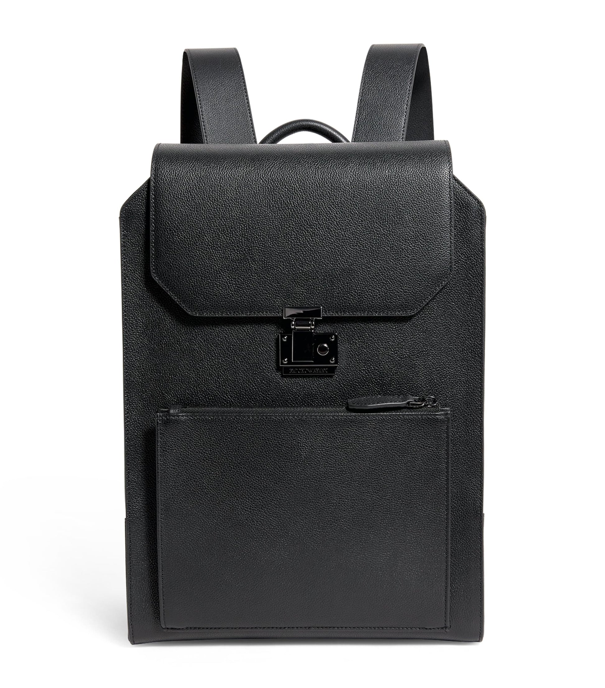 Emporio Armani Leather Backpack