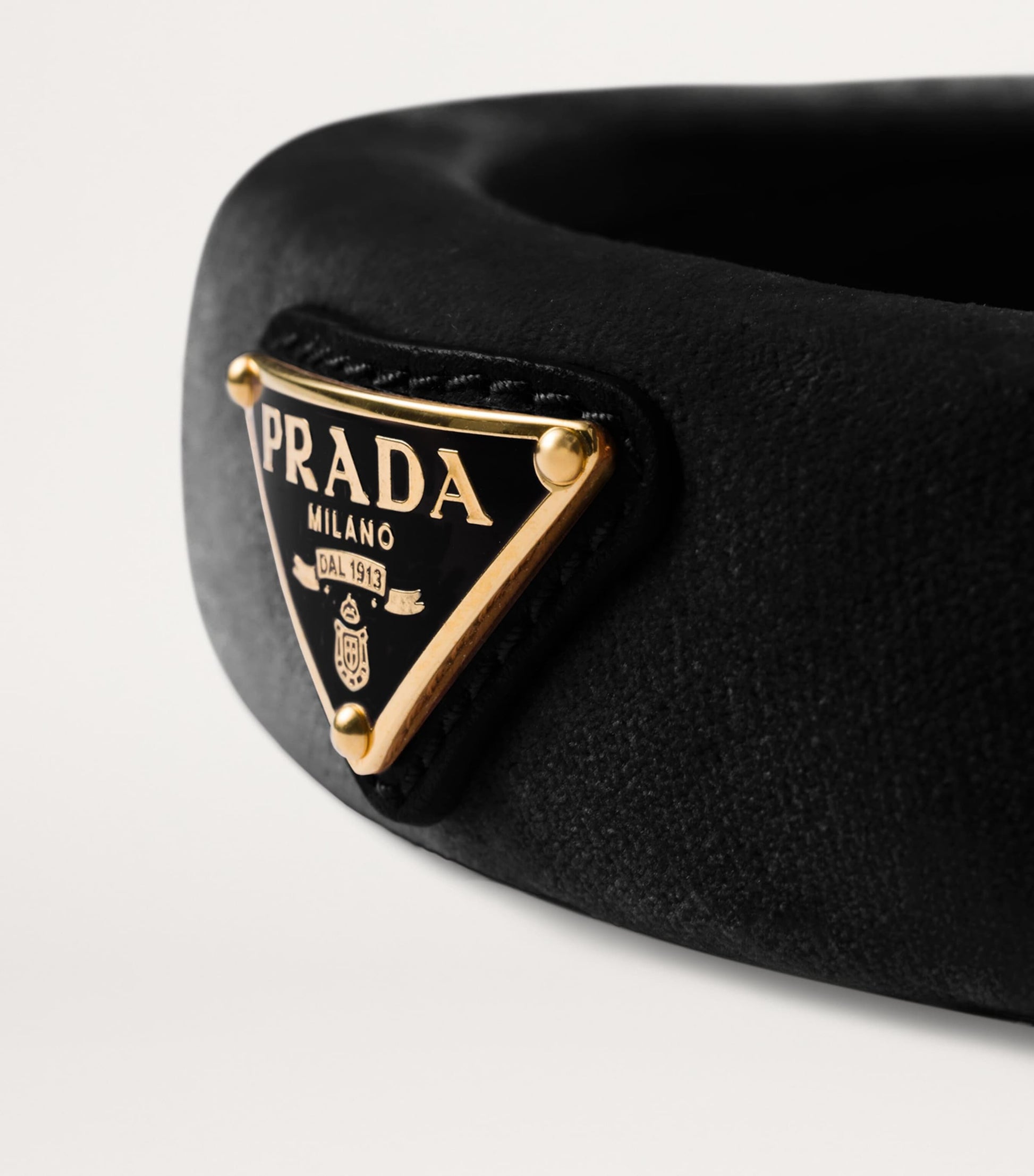 Black Velvet Logo Headband