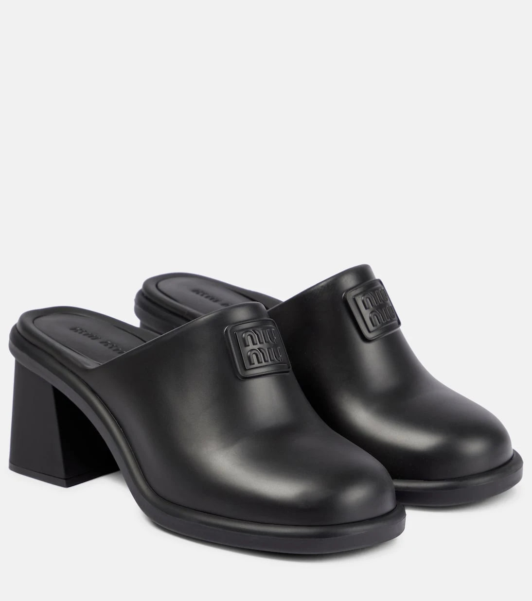 Miu Miu - Logo rubber clogs