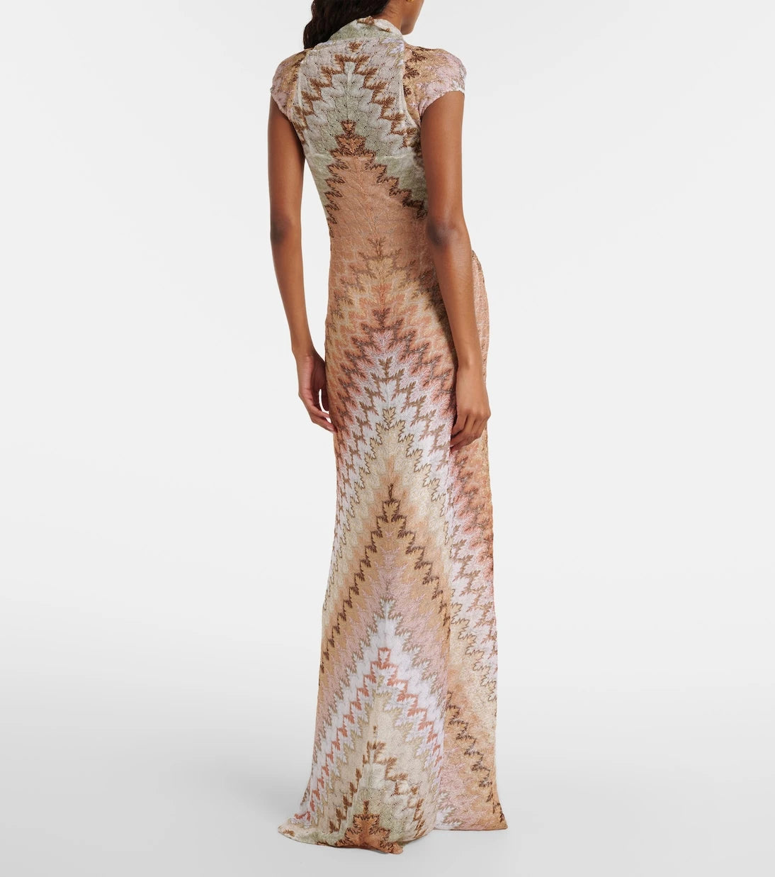 Missoni - فستان ماكسي لاميه