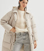 Brunello Cucinelli Beige Quilted Padded Jacket