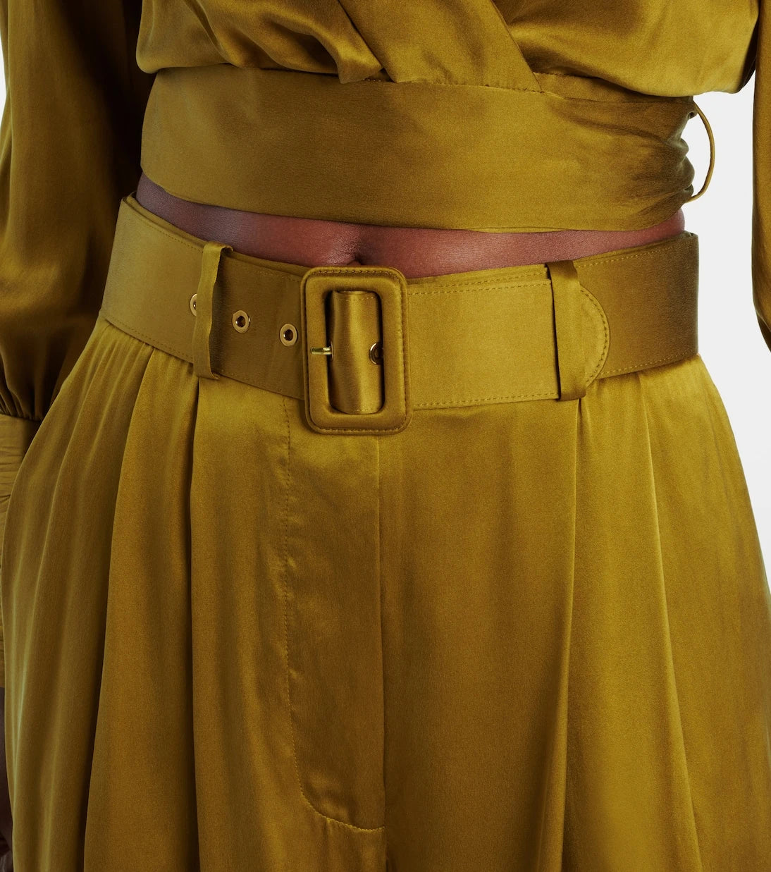 Zimmermann - Silk satin wide-leg pants