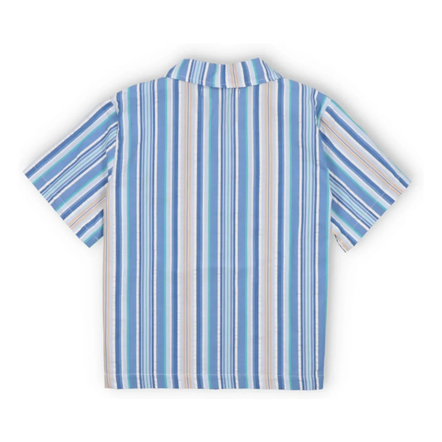 the new society - Tebas stripes shirt | Light blue