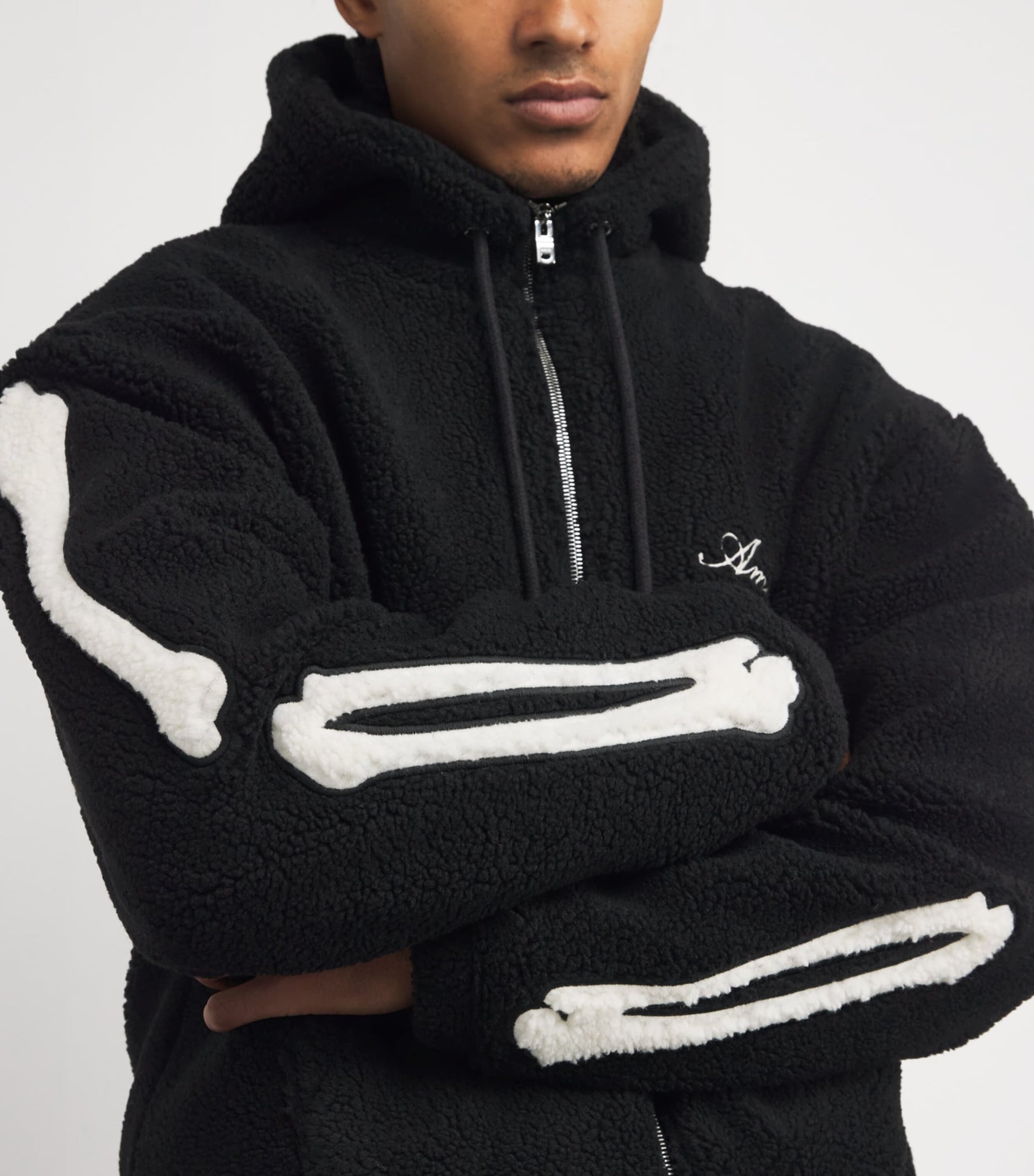 Black Fleece Bones Hoodie