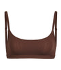Skims Brown Fits Everybody Scoop-Neck Bralette