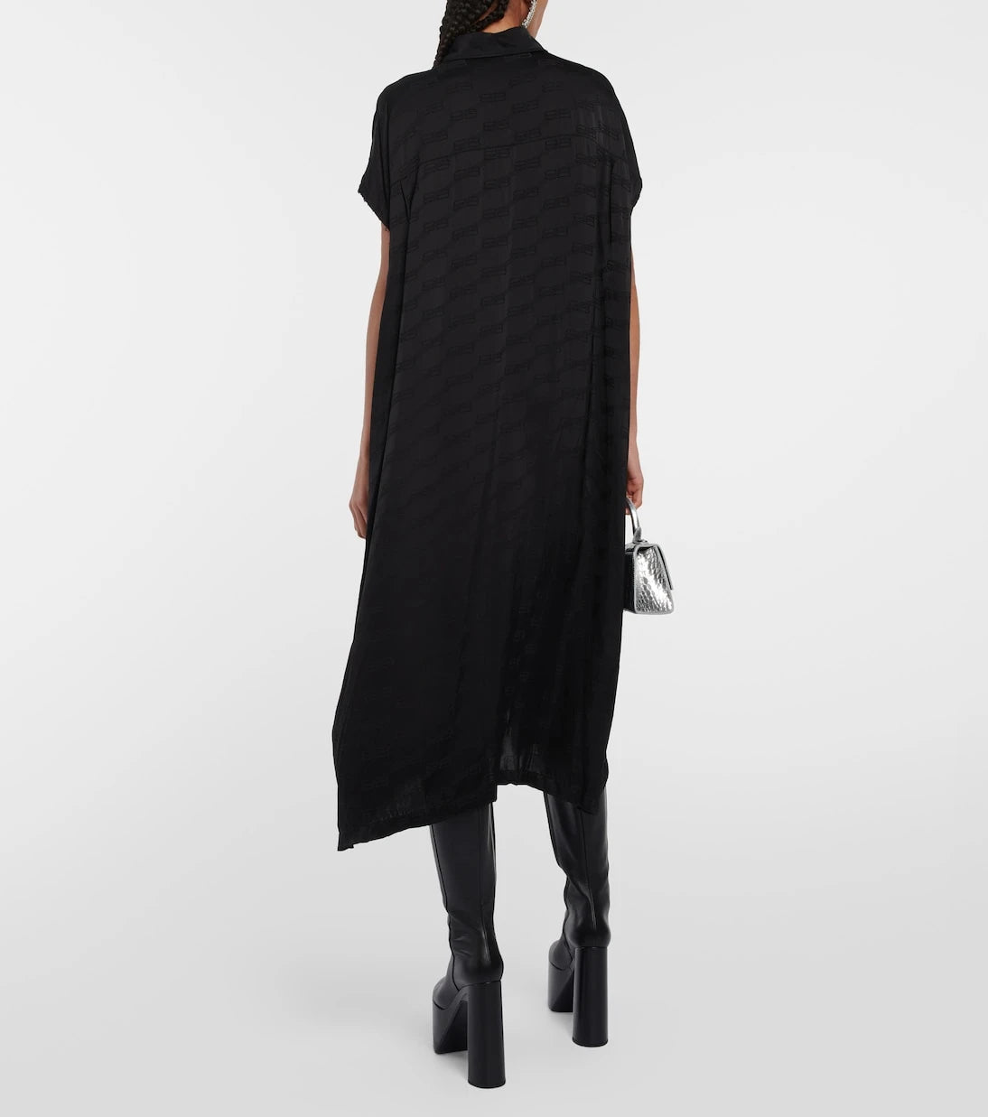 Balenciaga - فستان قميص ميدي BB