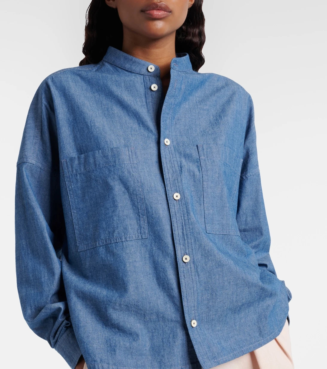 Loro Piana - Gyles cotton chambray shirt