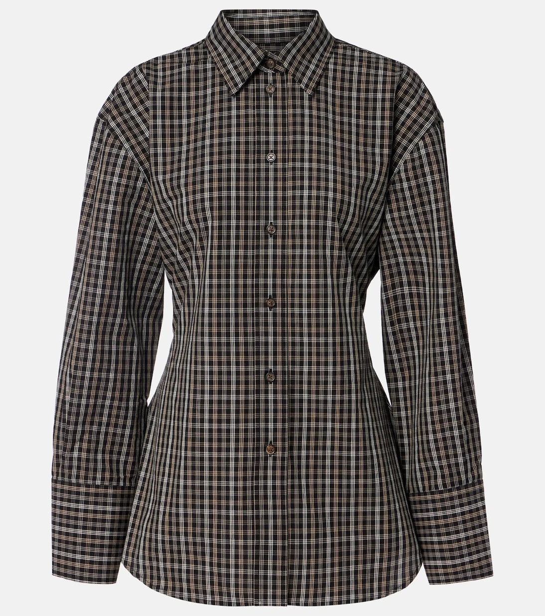 Róhe - Checked cotton shirt