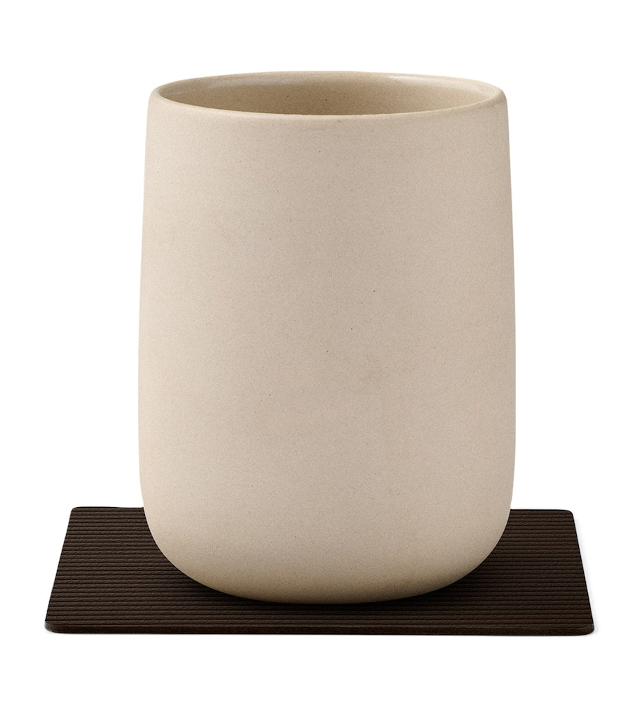 Linddna Square Corduroy Coasters (Set of 4)