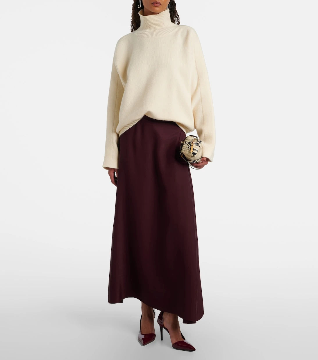 Fforme - Carina satin maxi skirt