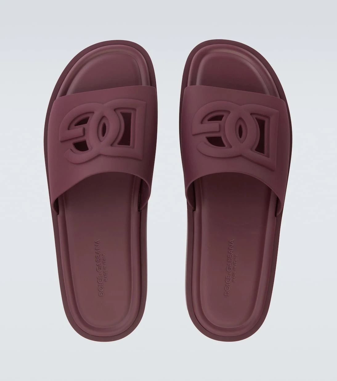 Dolce&Gabbana - DG rubber slides