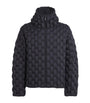 Raxxy Black 3D Down-Filled Woven Puffer Jacket