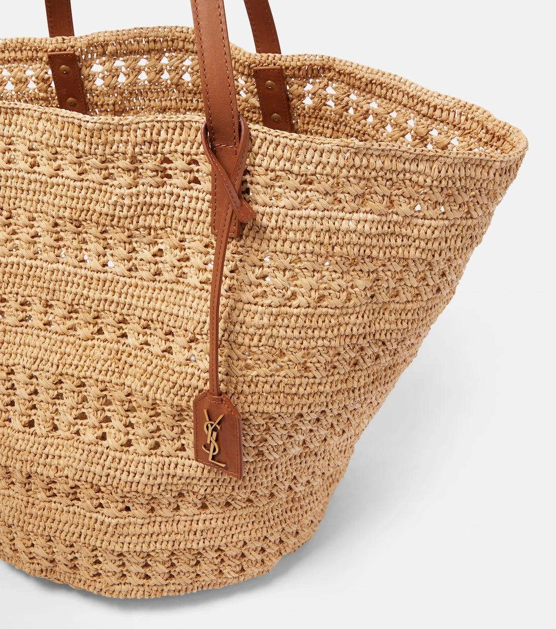 Saint Laurent - Panier Medium raffia basket bag