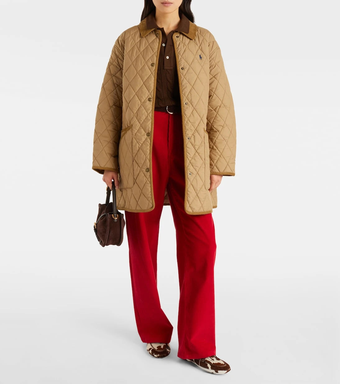 Polo Ralph Lauren - Cable-knit cotton polo sweater