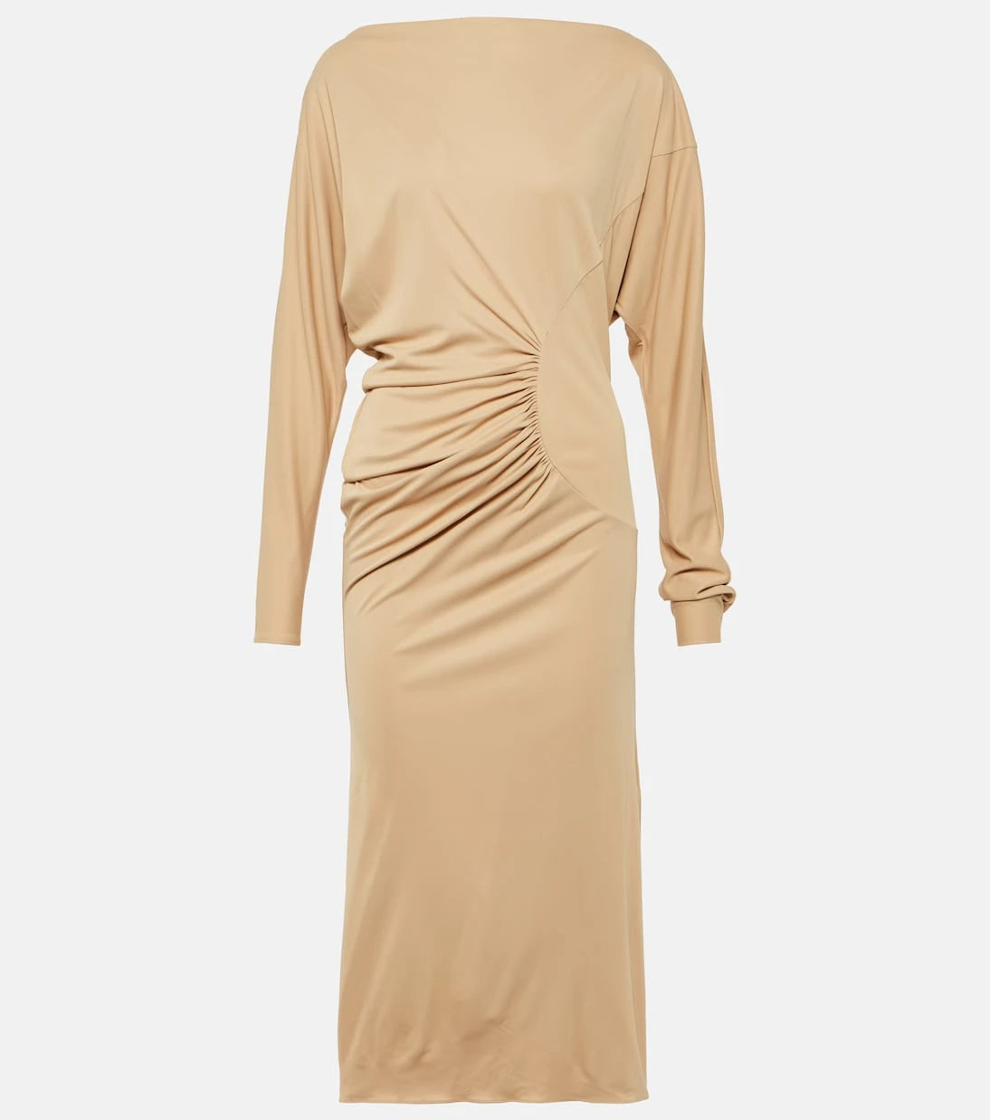 Khaite - Oron ruched jersey midi dress