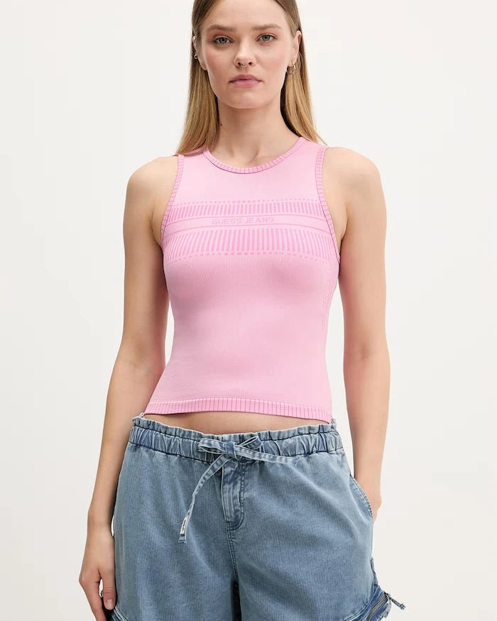 Guess Jeans Kadın Crop Pullover