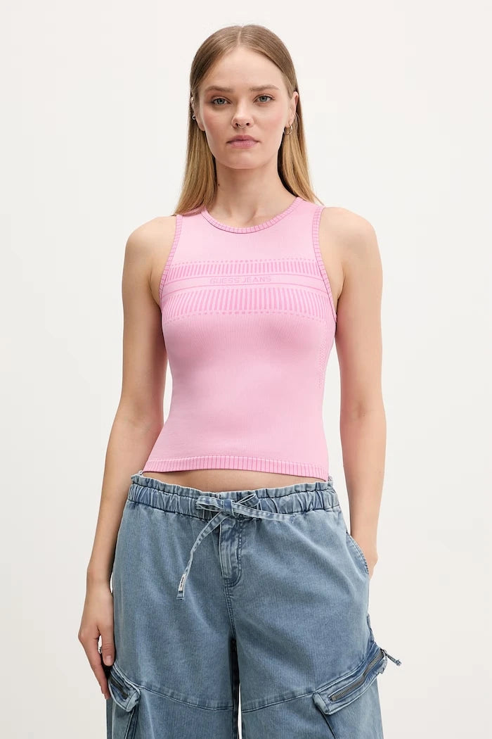 Guess Jeans топ тип пуловер дамски