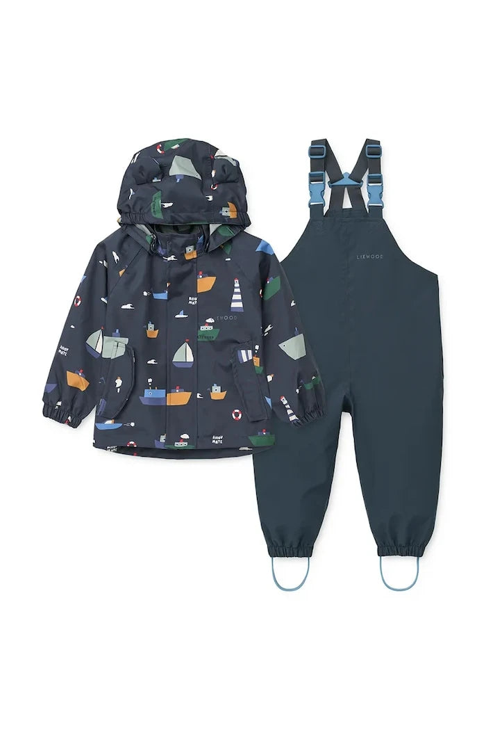 Liewood Manu Rainwear Set Çocuk Yağmurluk ve Pantolon