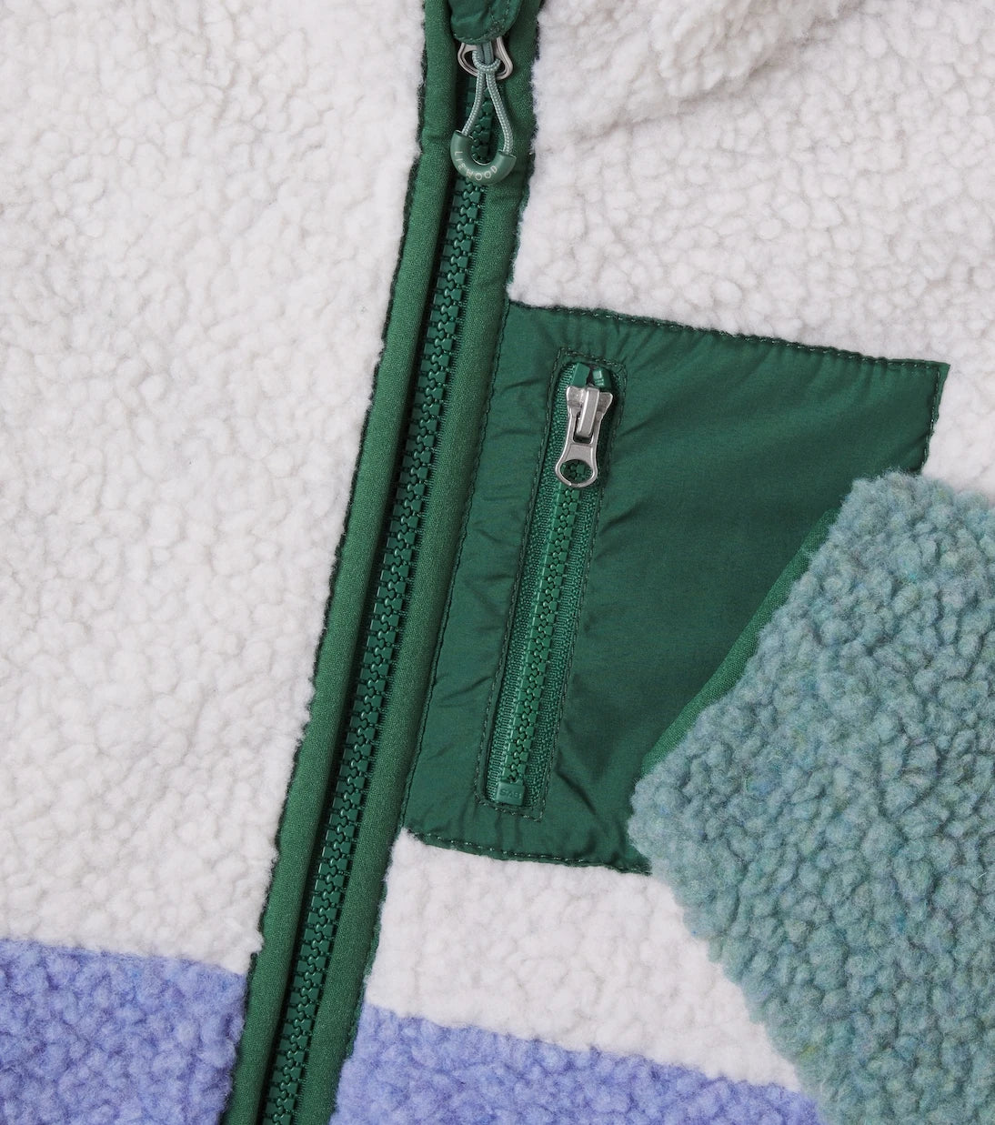 Liewood - Nolan colorblocked fleece jacket