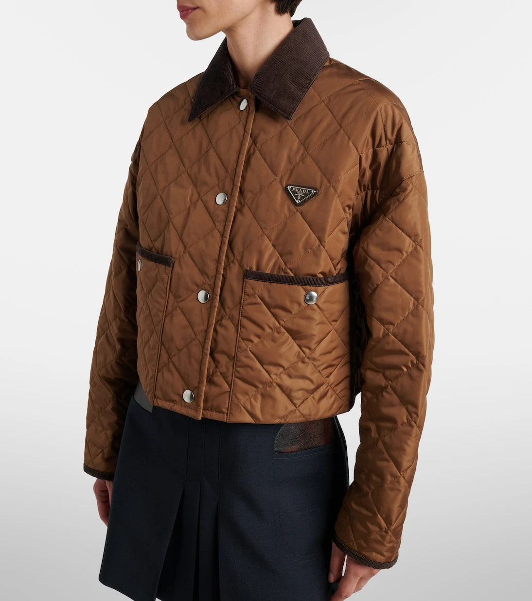 Prada - Re-Nylon quilted cropped jacket