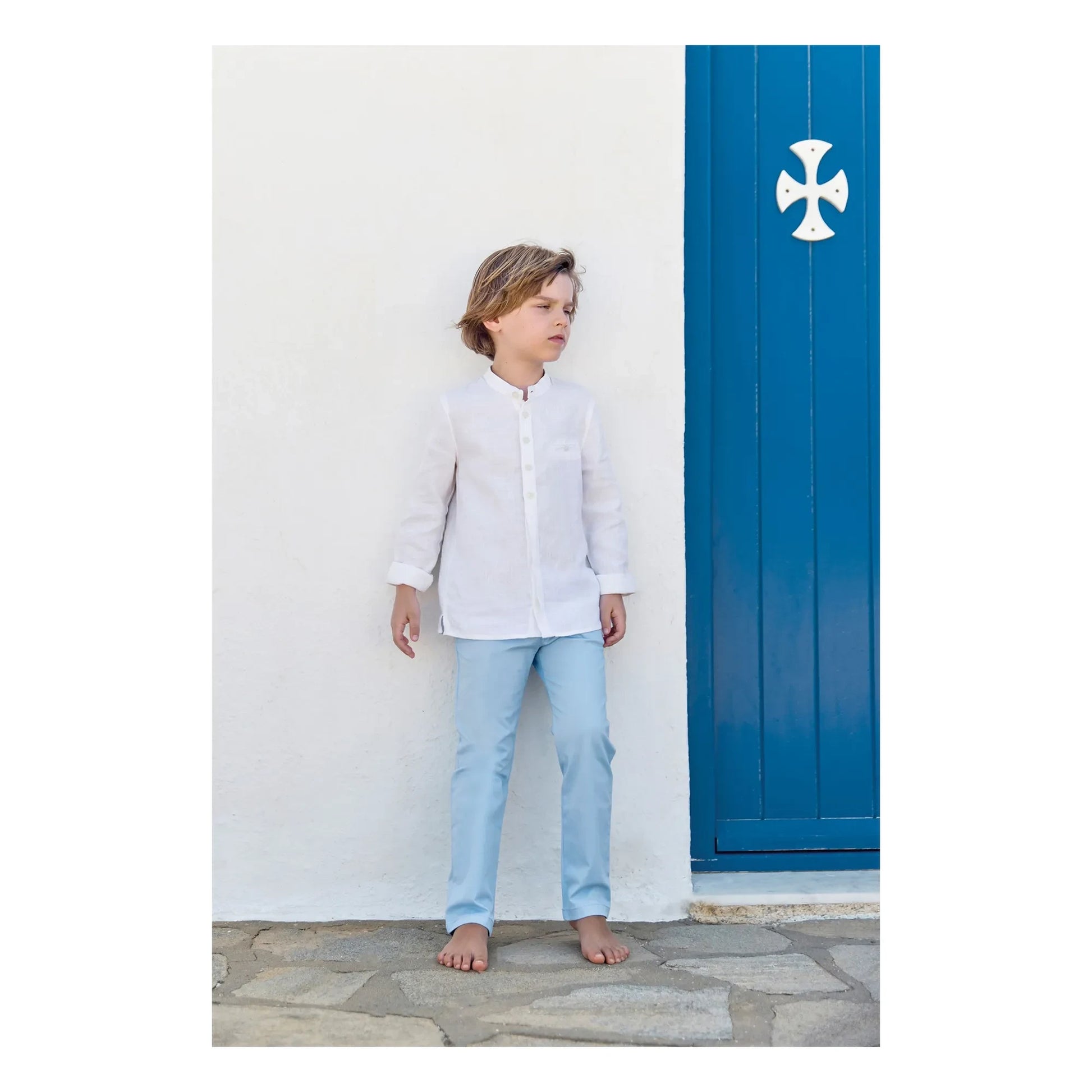 Tartine et Chocolat - Linen shirt | White
