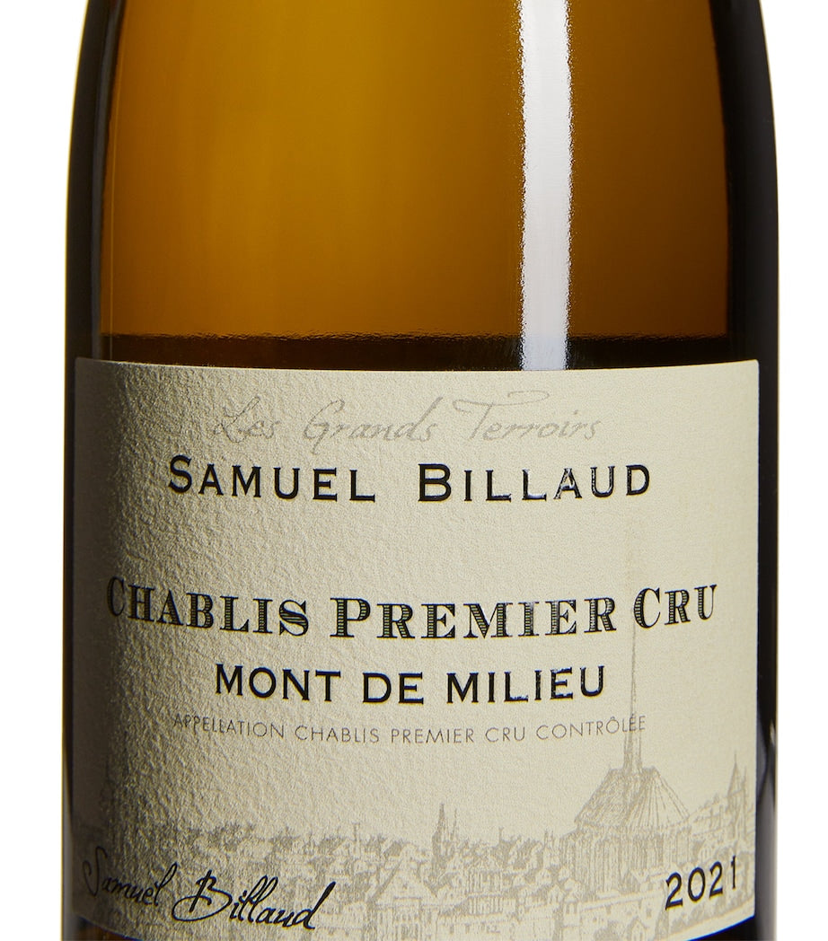 Samuel Billaud Mont de Milieu Chablis Premier Cru 2021 (75cl) - Burgundy, France