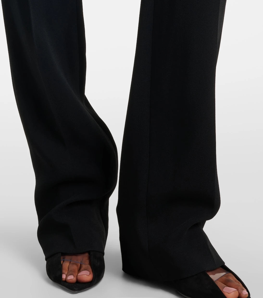 Valentino - Crêpe straight pants