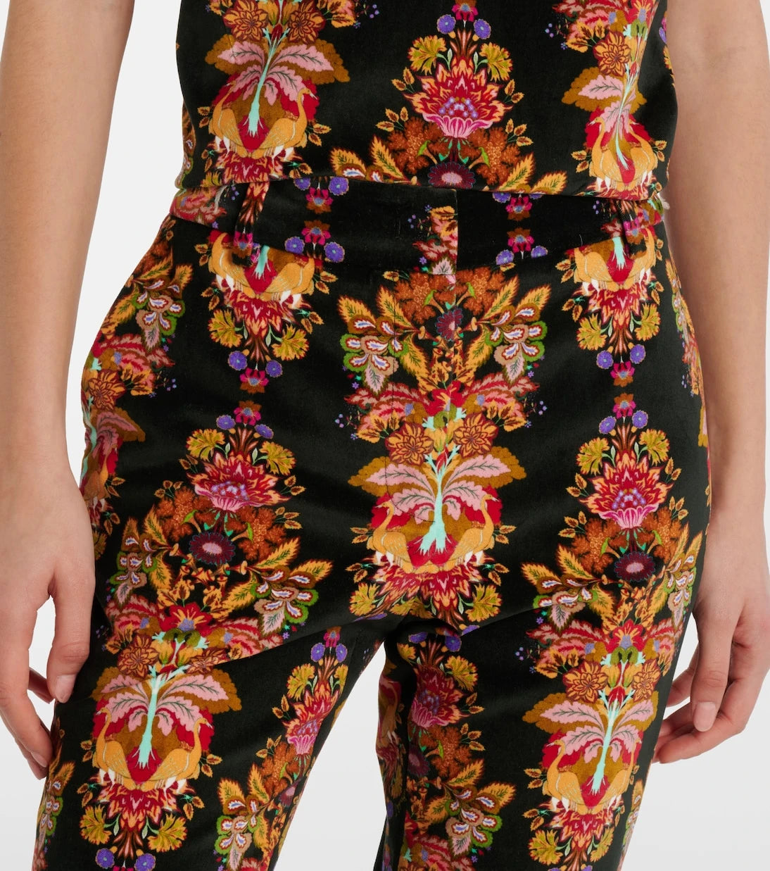 La DoubleJ - 24/7 printed cropped cotton flared pants