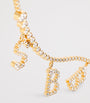 Yellow Gold and Diamond Collier de Lettre Royale Necklace