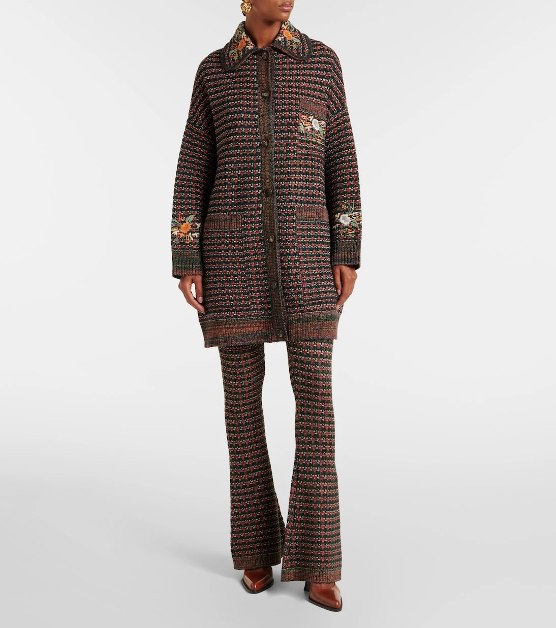 Etro - معطف مطرز
