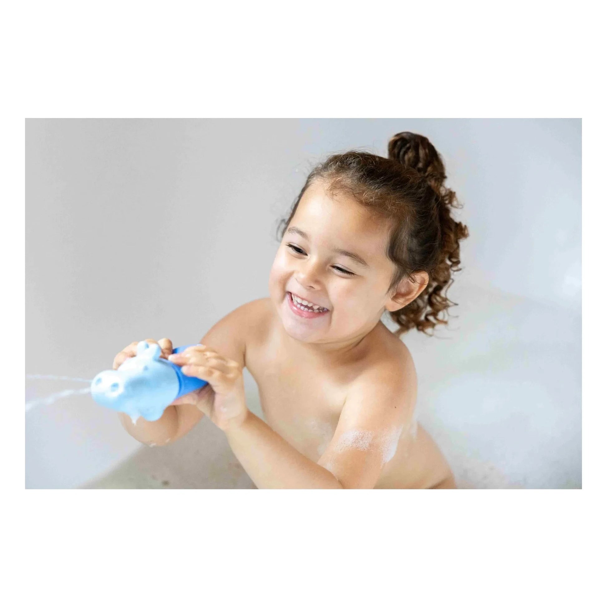 Quut - Squeezi Hippo bath toy | Blue
