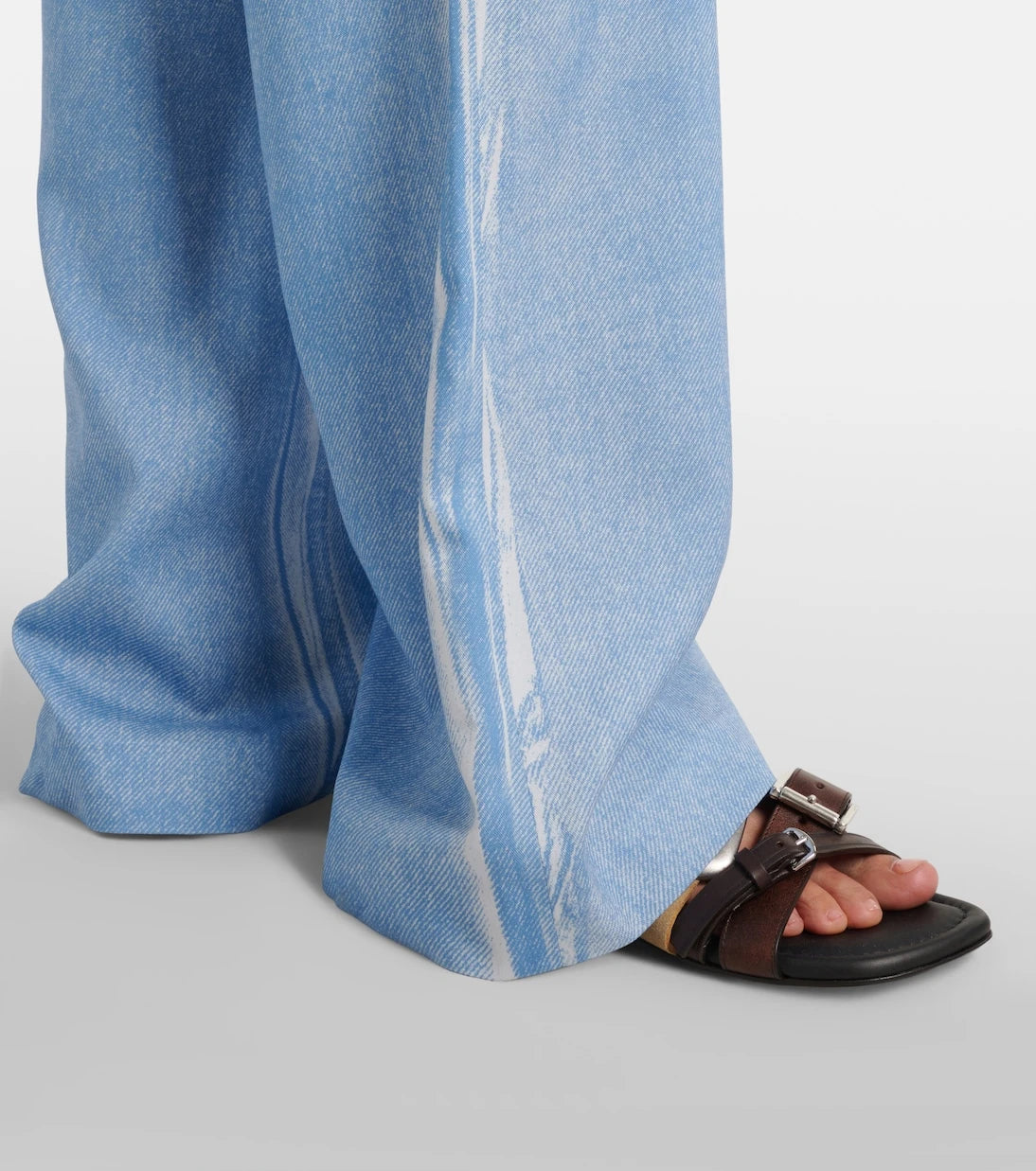 Acne Studios - Printed wide-leg pants