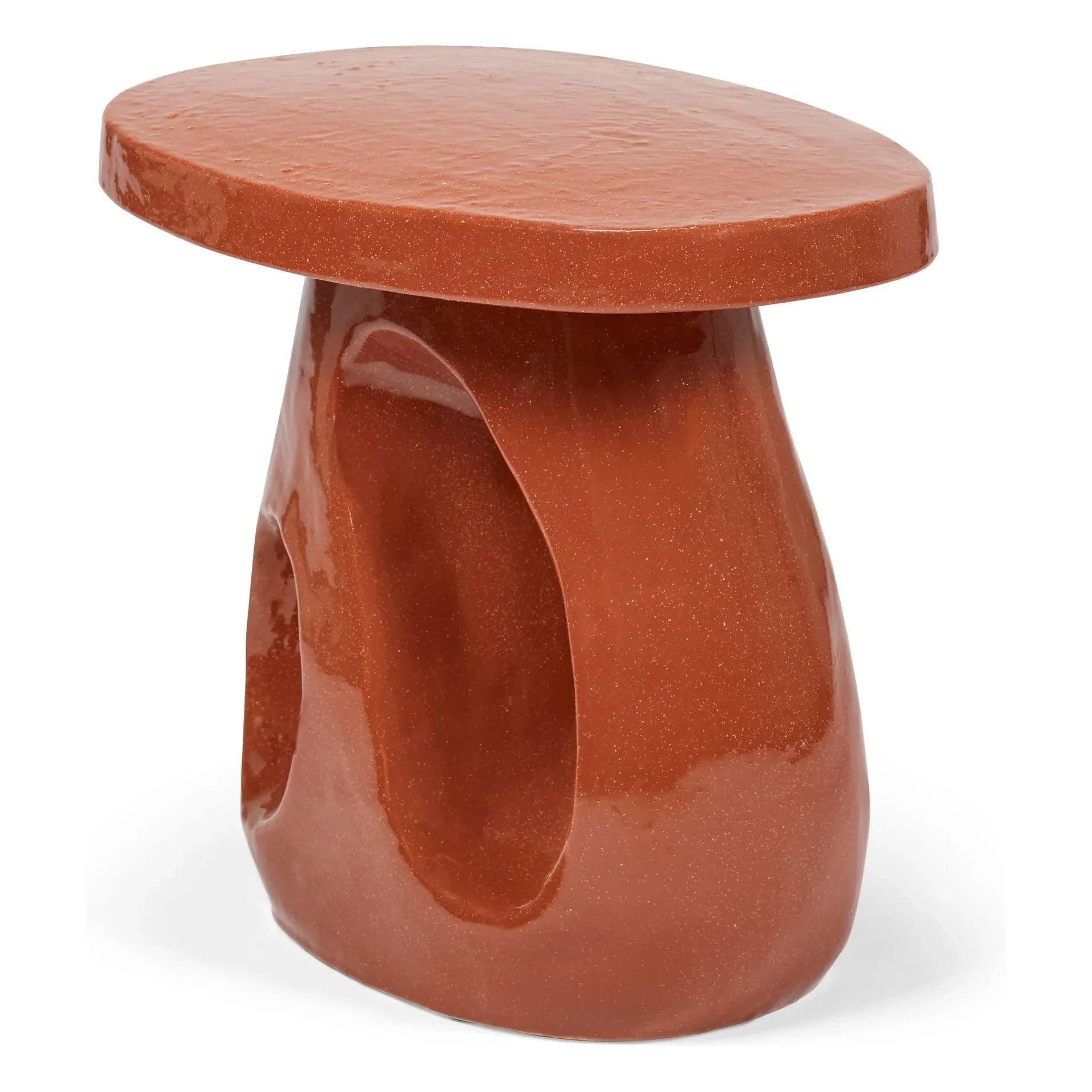 Serax - Amé 10 side table | Brick red
