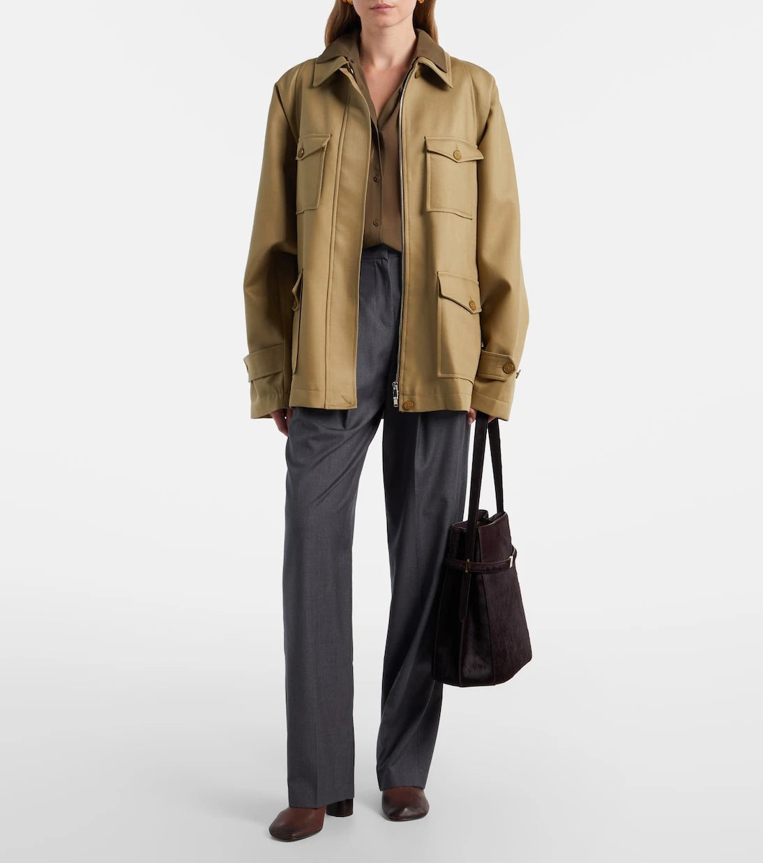 The Frankie Shop - Kelia belted padded jacket