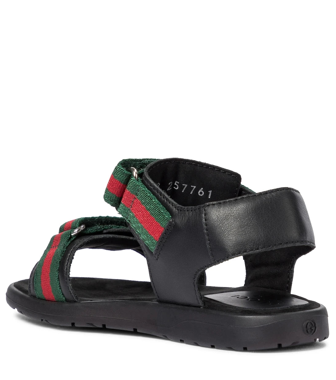 Gucci Kids - Web leather sandals