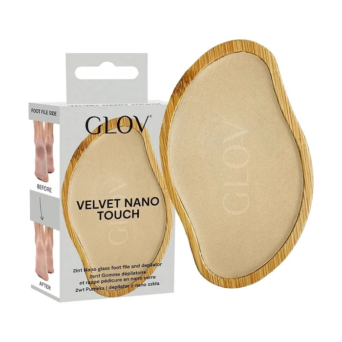 GLOV VELVET NANO TOUCH 2’si 1 Arada Nano Cam Ponza Taşı ve Epilatör